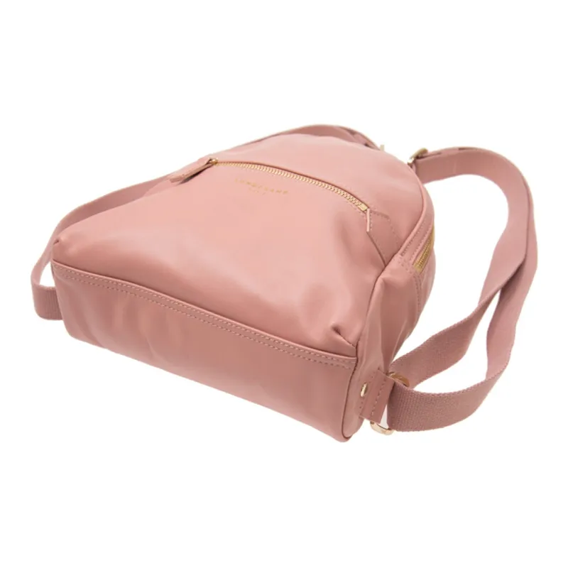 LONGCHAMP Cow Leather Backpack Women's Pink-4