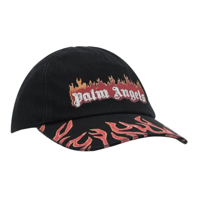 PALM ANGELS Flames Logo Baseball Cap-1
