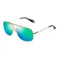 Gold Frame with Emerald Green Coating