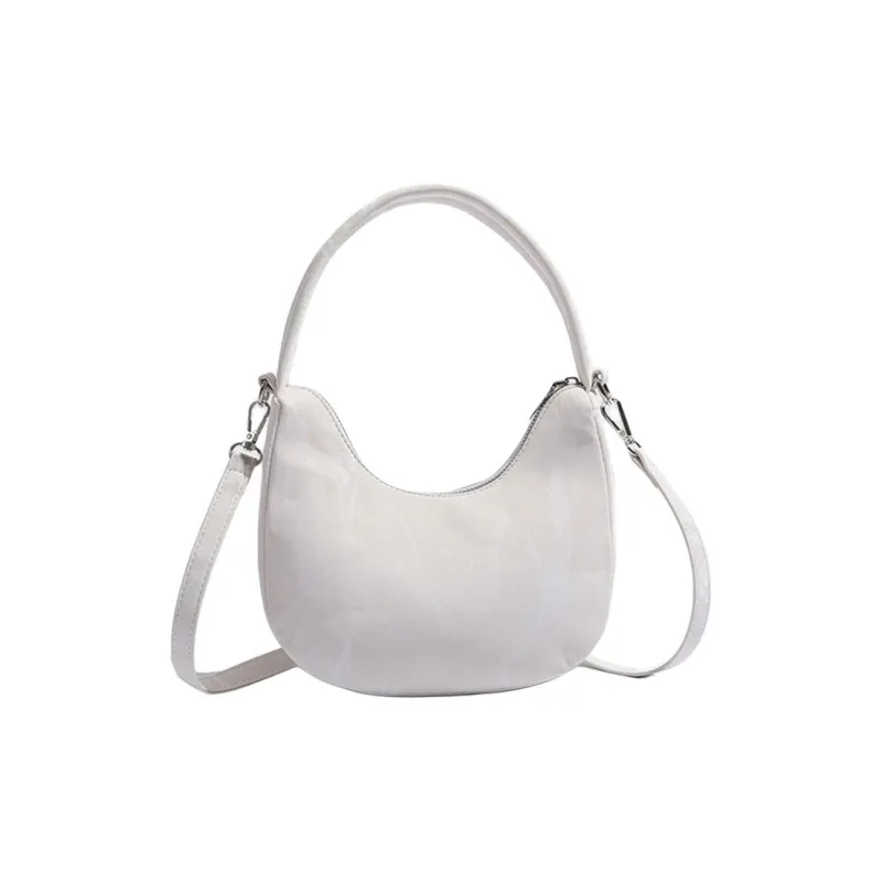 MARKANGARO Polyester Crossbody Handbag Women's White/Pink-2