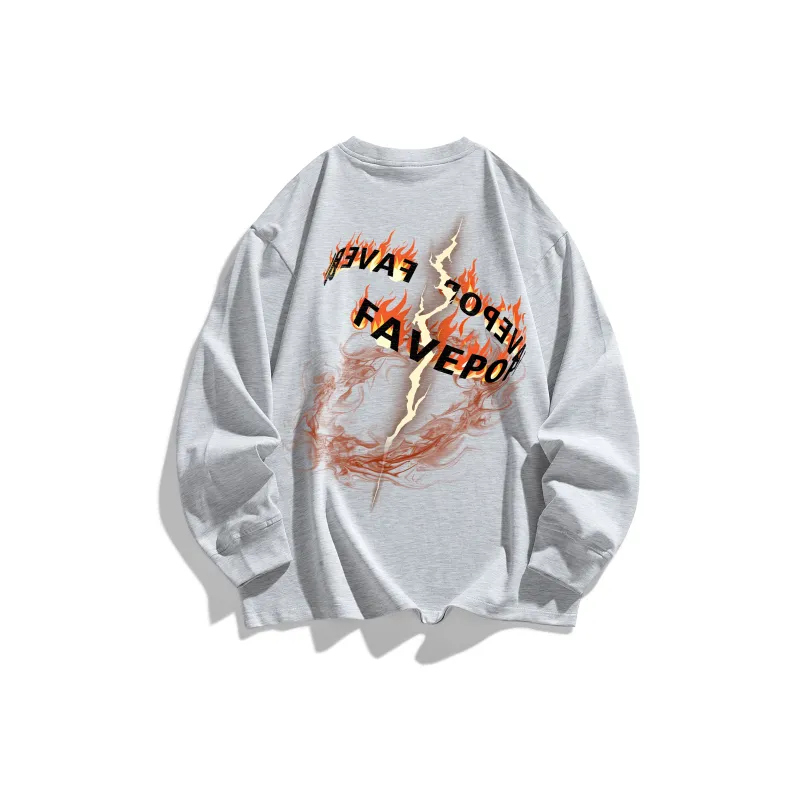 FAVEPOP Long Sleeved T Shirt Unisex-5