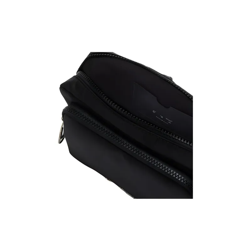 OFF WHITE Leather, Polyester, Nylon, Acrylic Crossbody Bag, Sling Bag Men's Black-4