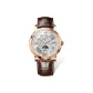 Rose Case White Dial Brown Leather