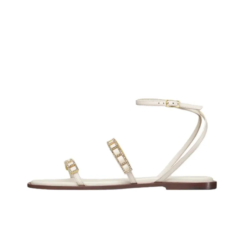 DIOR Diorissime One Strap Sandals Women's White-0