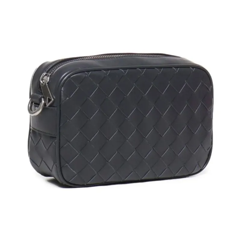 Bottega Veneta Calfskin Shoulder Bag Men's Black-1