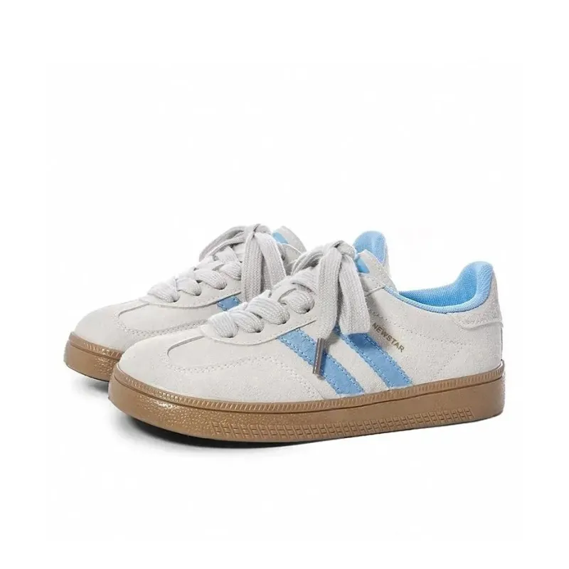 SHUXIAOBEI Vintage German Army Trainers Cushioning, Wear Resistant Low Top Skateboard Shoes Women's-41