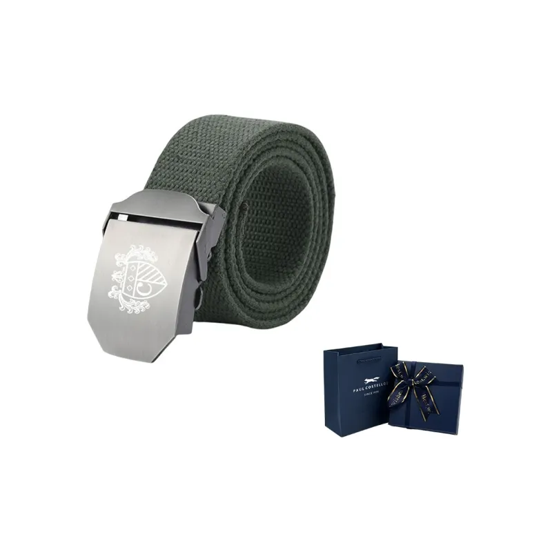 PAUL COSTELLOE Polyester Cotton Blend Belt Unisex 3.8cm-10