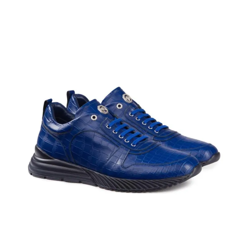 STEFANO RICCI Low-Top Casual Shoes Men's Blue-2