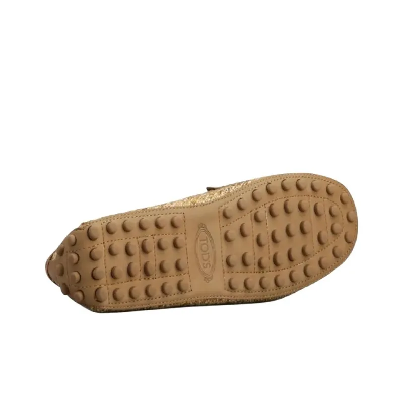 TOD'S Beanie Shoes Women's Beige-4