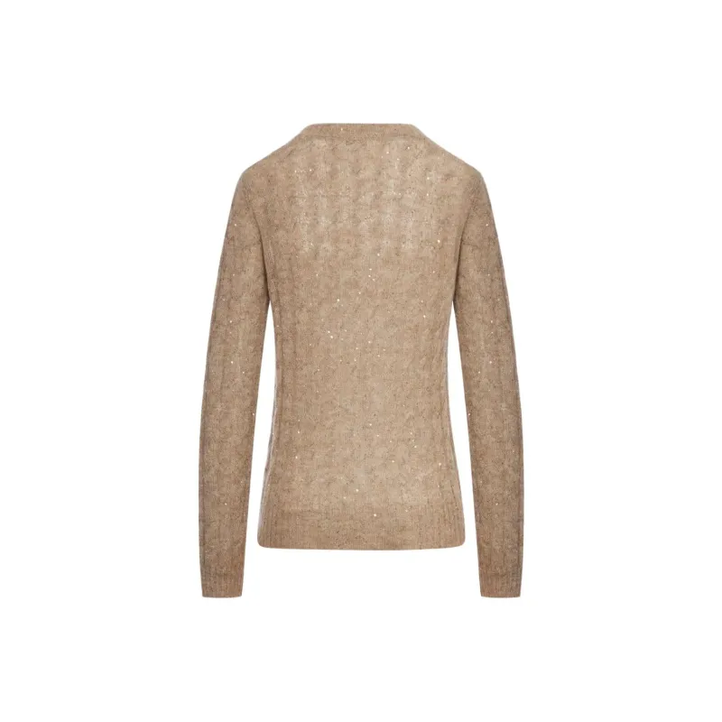 Brunello Cucinelli SS25 Sweater Women's Beige-2
