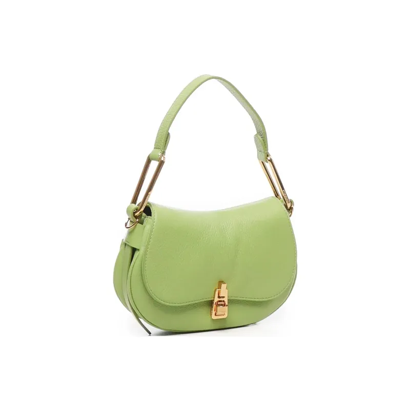 COCCINELLE Magie Cow Leather Shoulder Bag, Crossbody Bag, Handbag Mini Women's Green-1