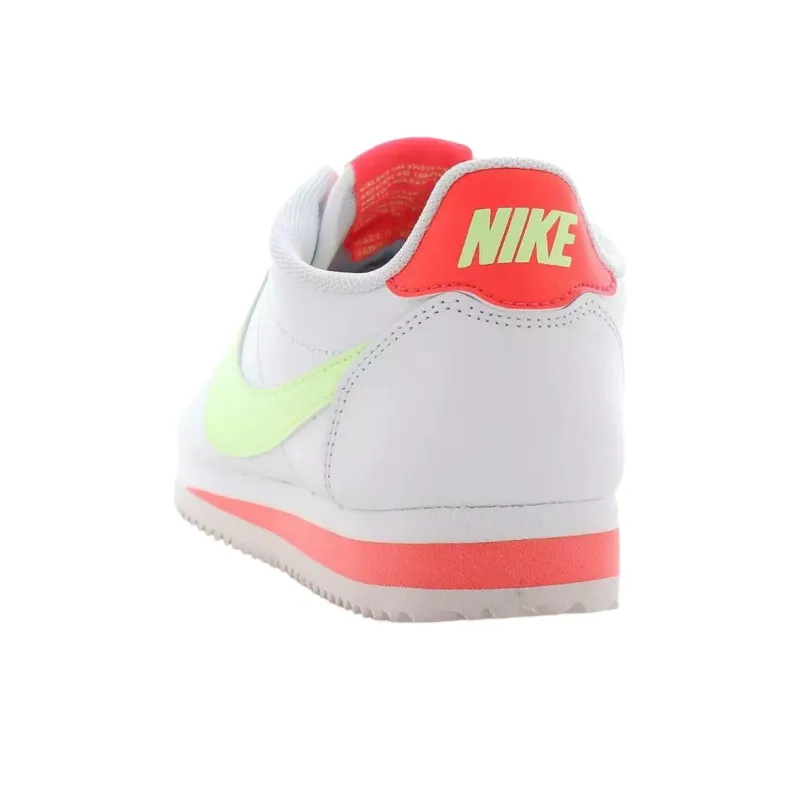 Nike Classic Cortez Leather 'Volt Flash Crimson' Women's-4