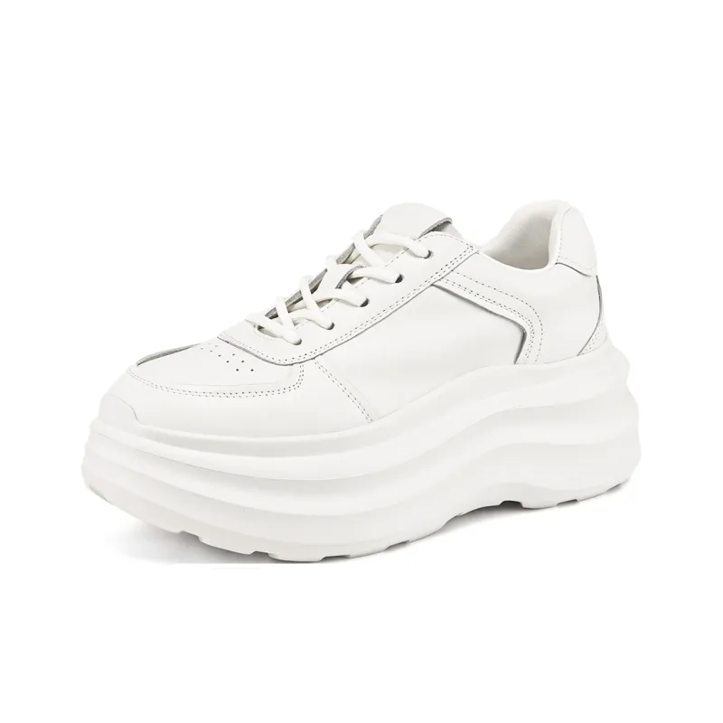 Rosa Bianca Breathable Lightweight Height Increasing Low-Top Chunky Sneakers Women's-1