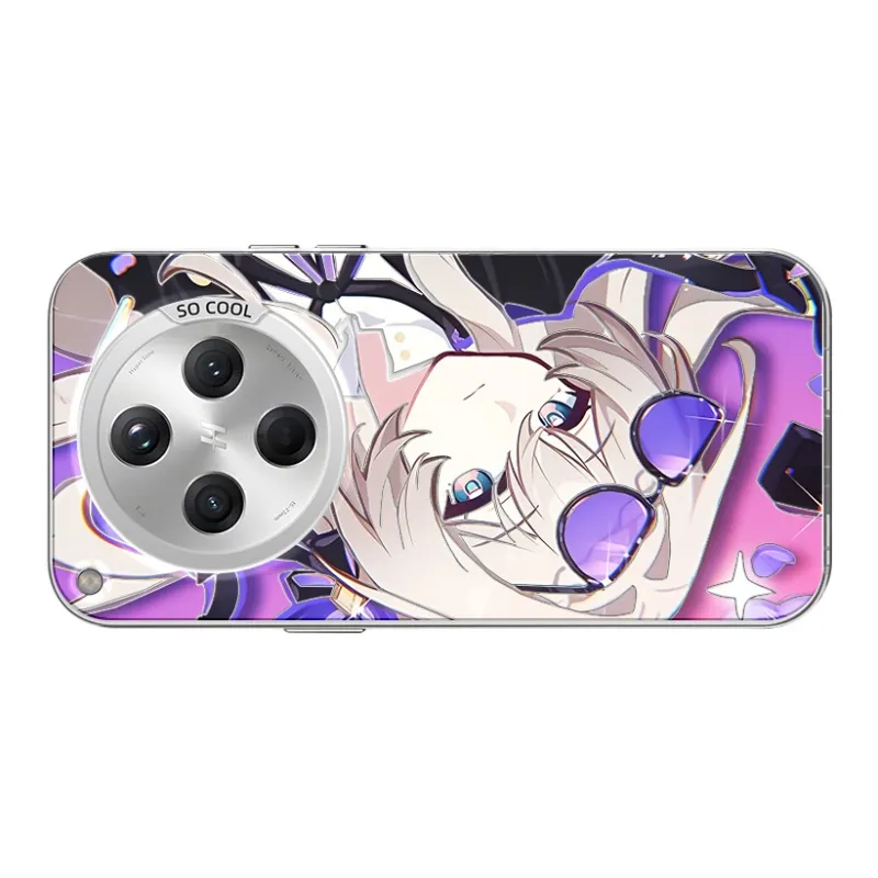 CHUNFAN PC Material Phone Cases Compatibility With OPPO A5 Pro/Find X8/Reno 12/11/Pro Trendy-14
