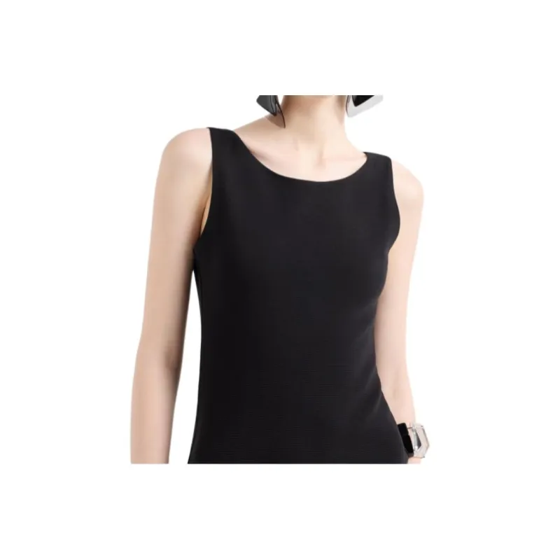 EMPORIO ARMANI Ottoman Jersey Sheath Dress-3