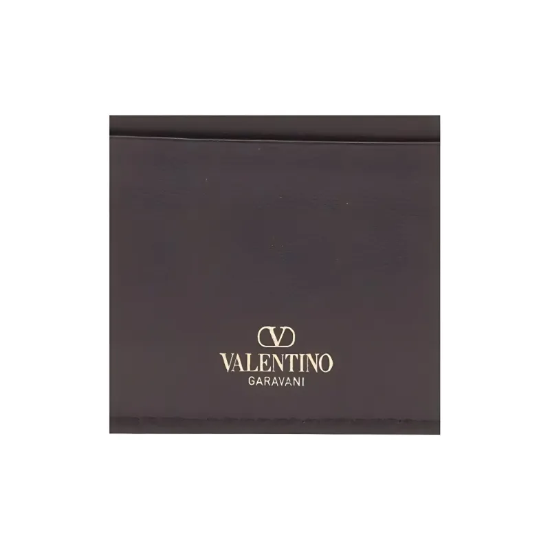 Valentino GARAVANI Leather Card Holder Women's Beige-4