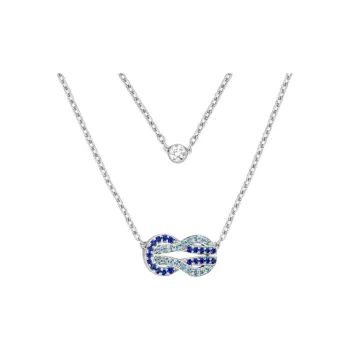 FRED 18K White Gold Necklaces Women's Silver