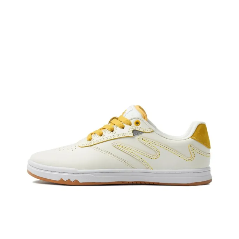 GOLUCK Cushioning Abrasion Resistant Support Low Top Skateboard Shoes Unisex Yellow-0