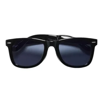 UNIQLO Plastic Oval Sunglasses Unisex Black