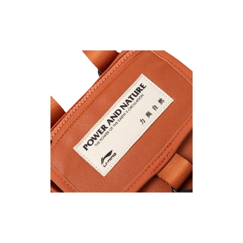 LiNing Urban Outdoor Collection Fabric Crossbody Bags Shoulder Bags Unisex Orange-4