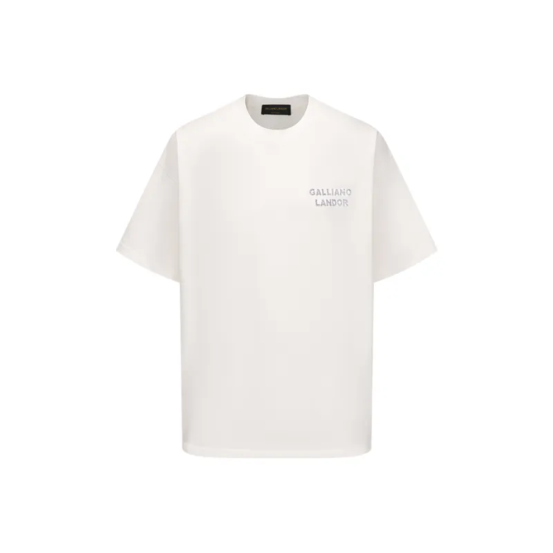 GALLIANO LANDOR T Shirts Unisex White-0