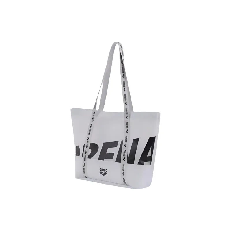 Arena Waterproof Fabric Tote Bag, Shopping Bag, Handbag, Shoulder Bag Unisex White-1