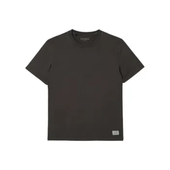 GUESS T Shirts Unisex Brown
