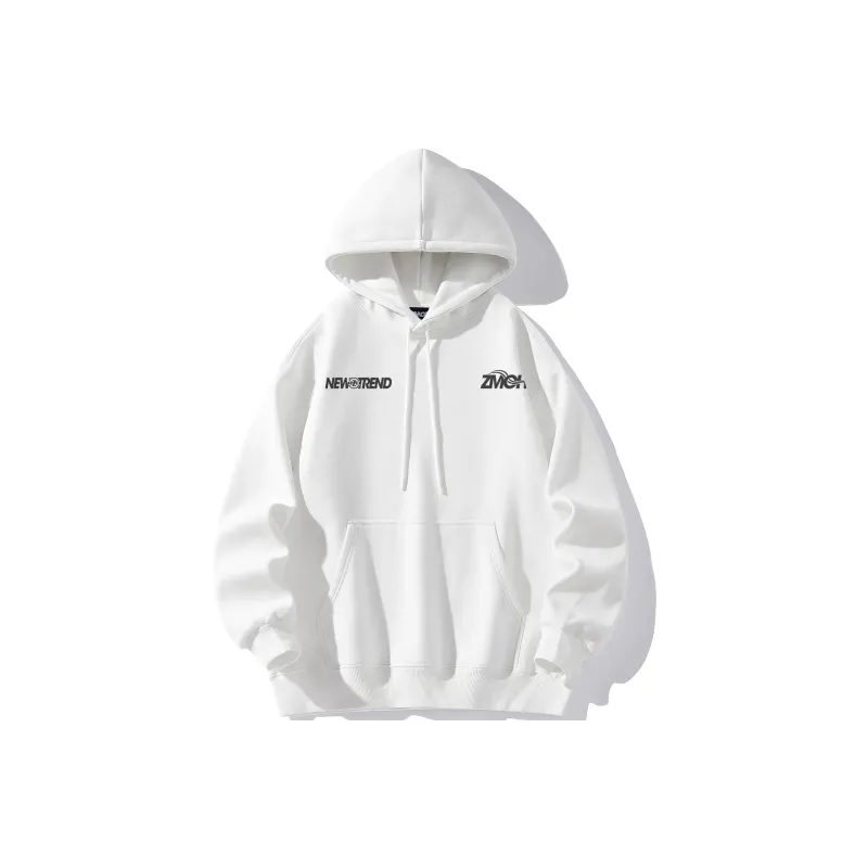 ZMOH Fleece Lined Hoodie Unisex Couple's-7