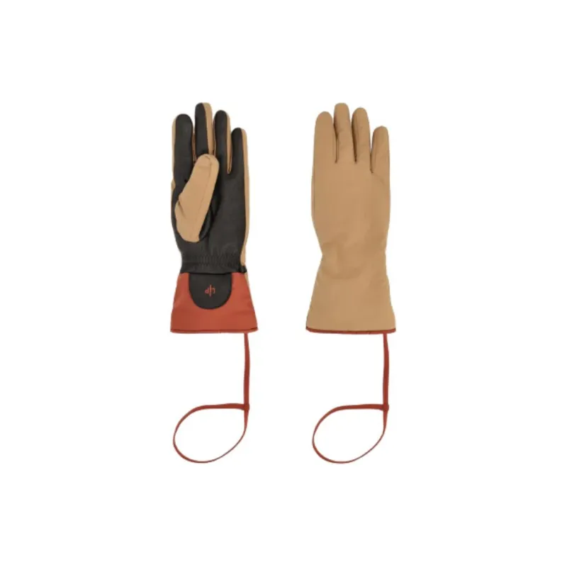 Loro Piana Logo Embroidered Panelled Gloves-2