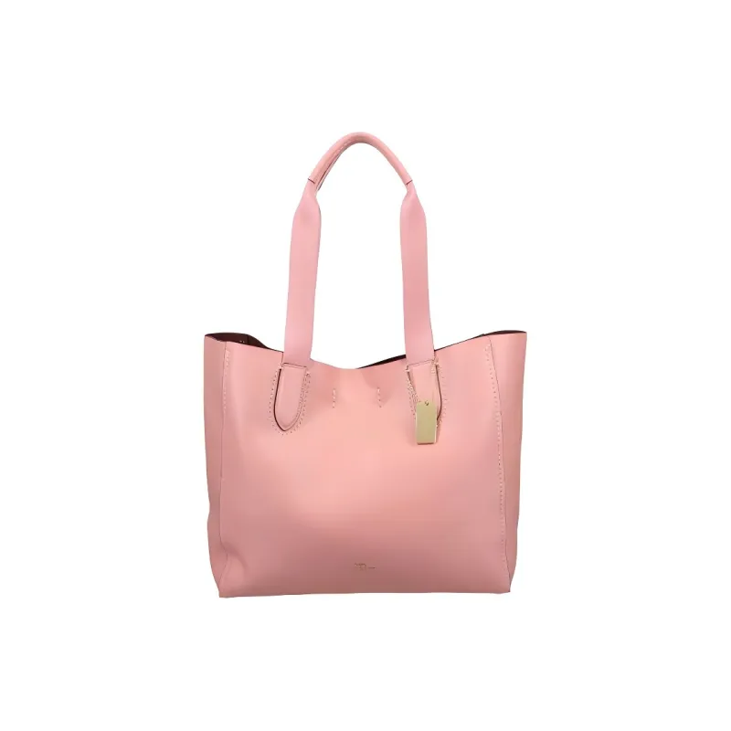 COACH Derby Leather Handbag Crossbody Bag One Shoulder Square Bag Medium Size Women's Cherry Blossom Pink-2