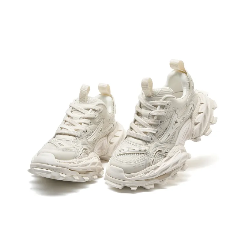 LEECAT STUDIO Slip Resistant, Abrasion Resistant, Breathable Low Top Chunky Sneakers Women's-3
