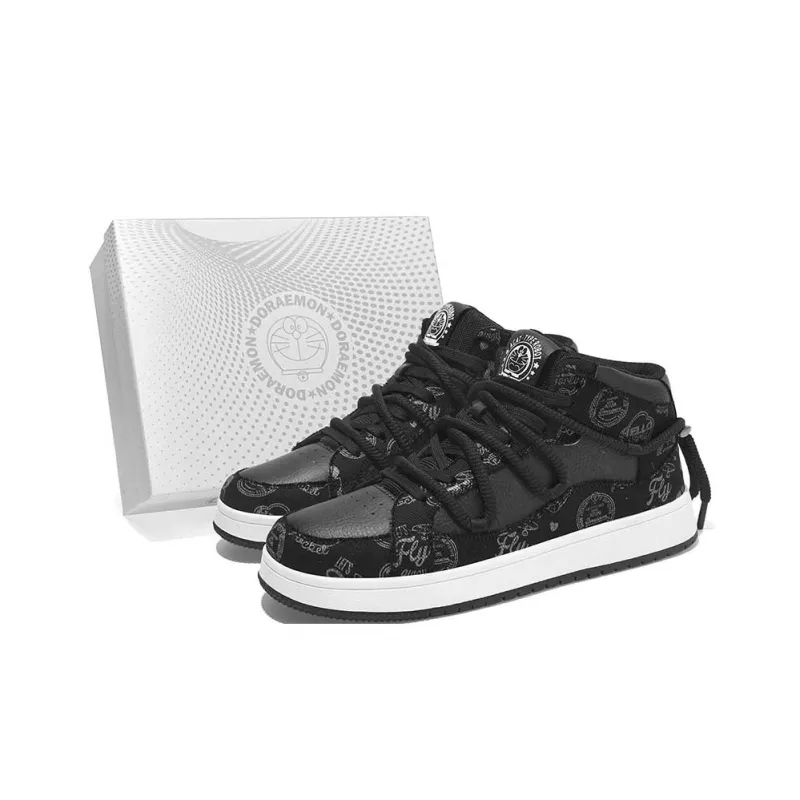 DoraemonA Mid Top Skateboard Shoes Unisex-18