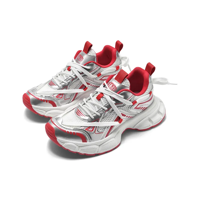 DIKENROK Height Increasing Abrasion Resistant Lightweight Breathable Slip Resistant Low Top Chunky Sneakers Unisex-17