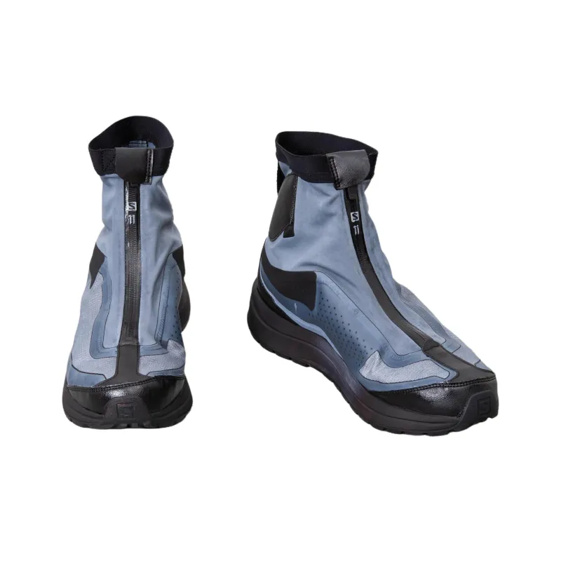 11 BY BORIS BIDJAN SABERI x SALOMON Bamba 2 Water-Resistant Wear-Resistant Slip-Resistant Crew Outdoor Boots Men's Blue-2