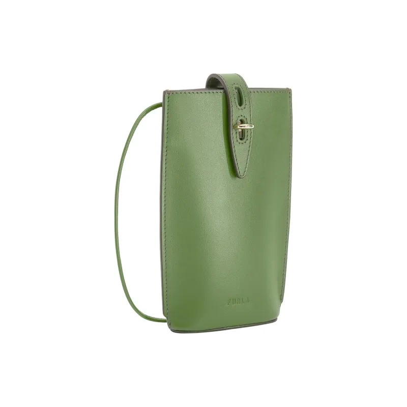 Furla Leather Shoulder Bag, Crossbody Bag Women's Green-1