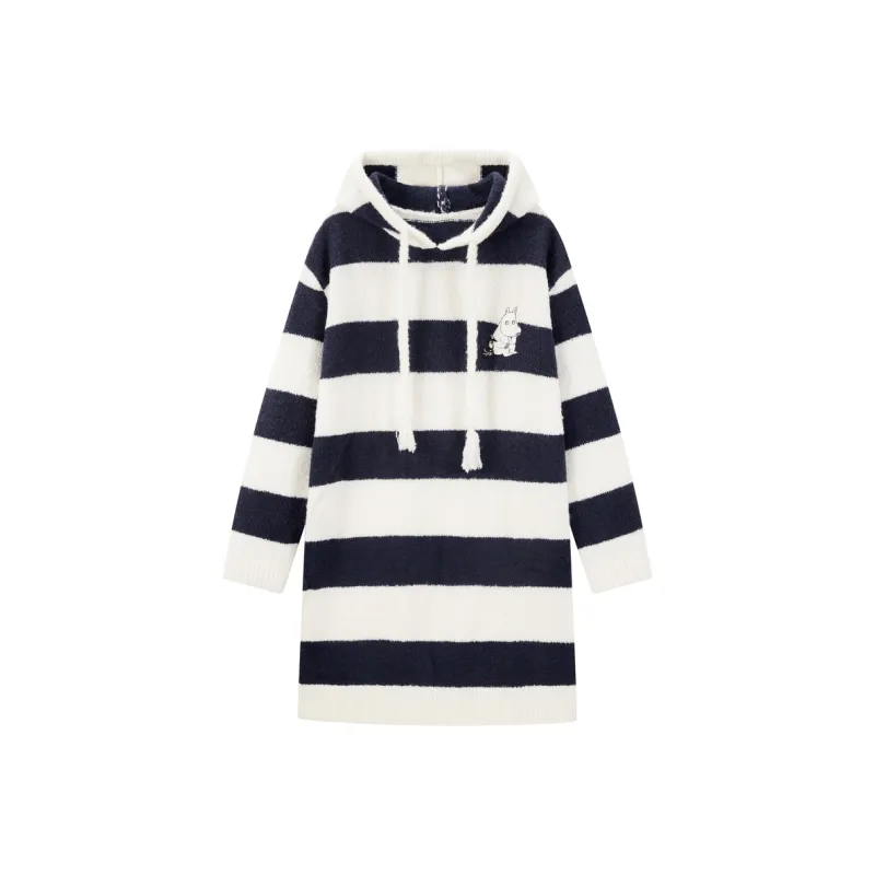LEDIN Long Sleeved Dresses Women's Navy-0