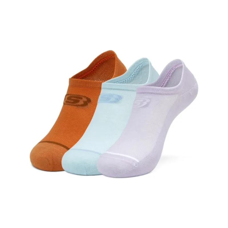 Skechers No Show Socks Unisex 3 Pack-0