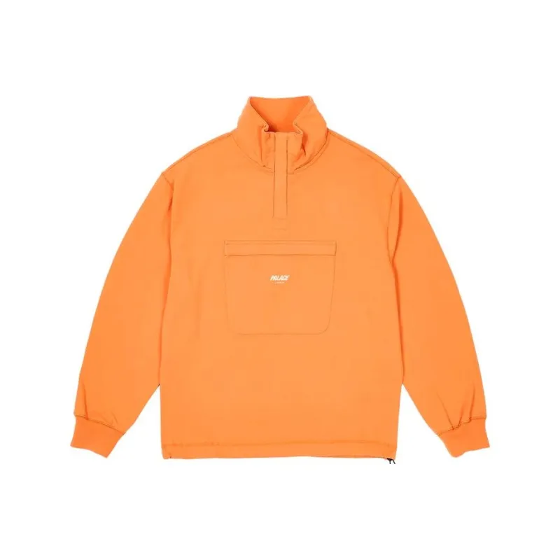 PALACE 1/4 Zip Washed Funnel-0