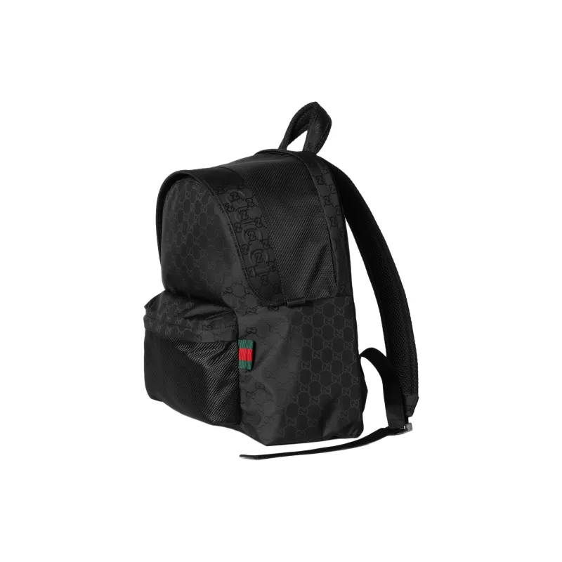 GUCCI Nylon Backpack Medium Size Men's Black-1