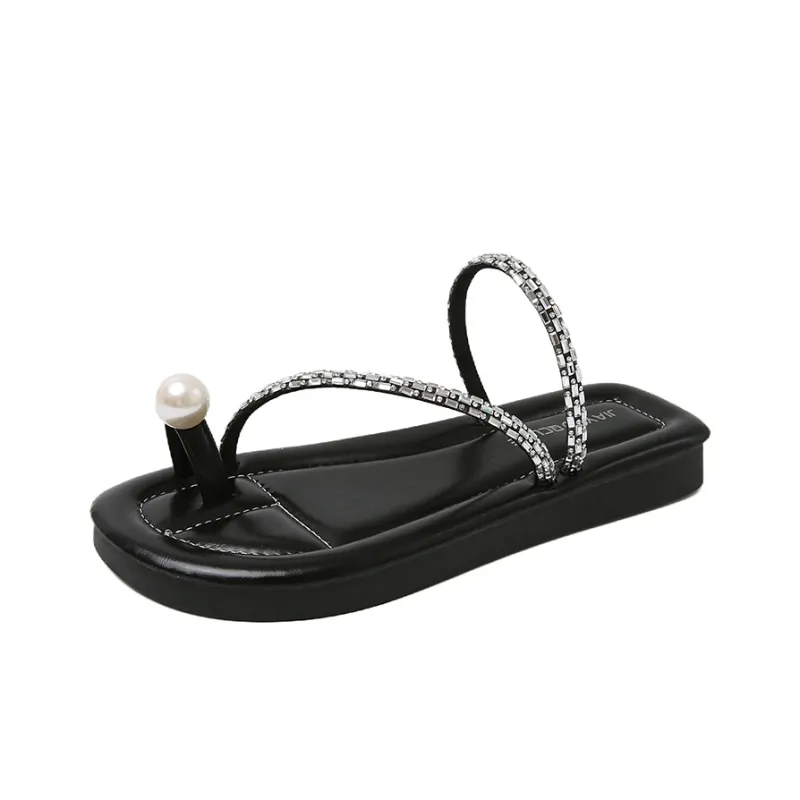 JANE HARLOW Sequins Slip Resistant Abrasion Resistant Slide Slippers Women's-18