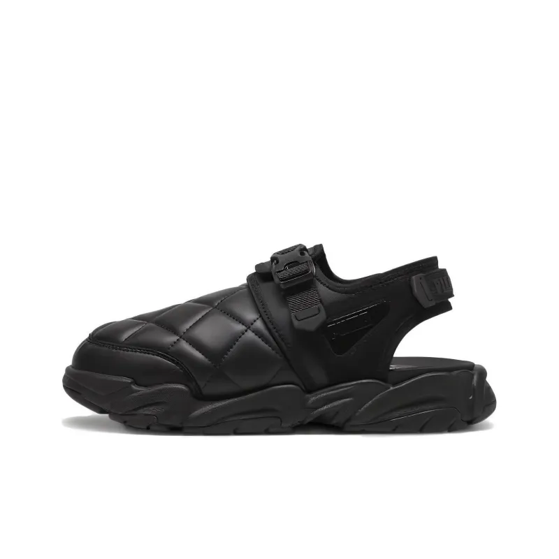 PUMA X Pleasures TS 01 Quilt Sandals 'Black'-0