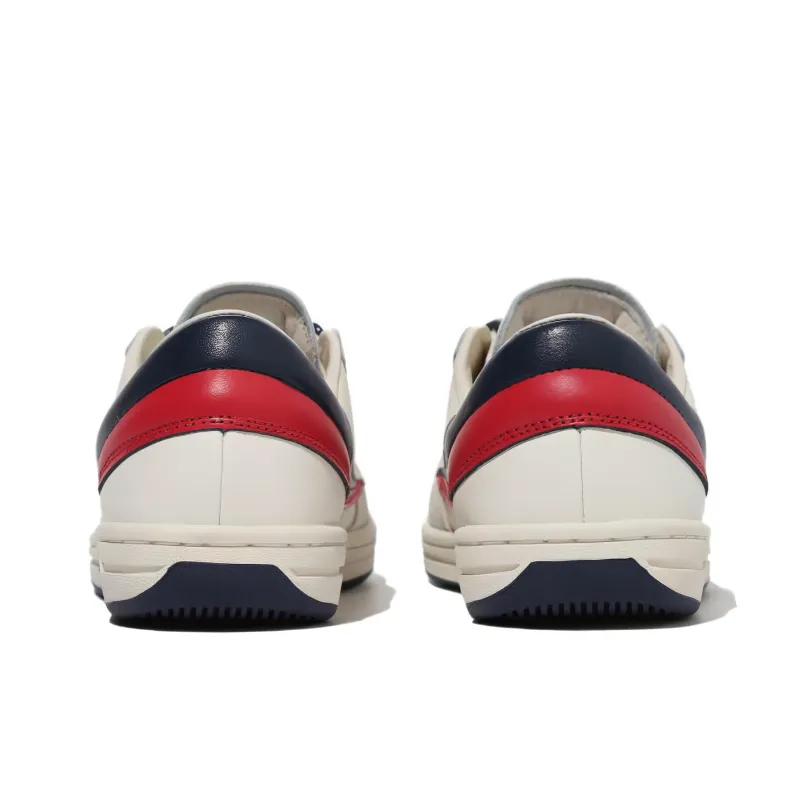FILA Tennis 88 Abrasion Resistant Low Top Tennis Shoes Unisex White-4