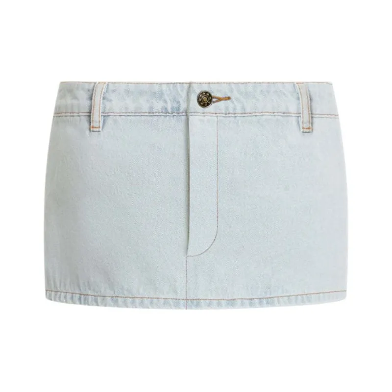 Lioness RHODE MINI LIGHT DENIM Short Skirts Women's-0
