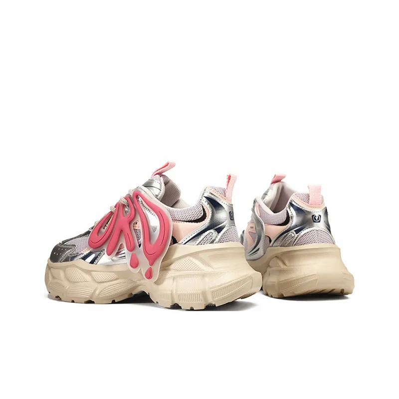 ORD Anti-Slip And Wear-Resistant Lightweight Low-Top Chunky Sneakers Women's-4