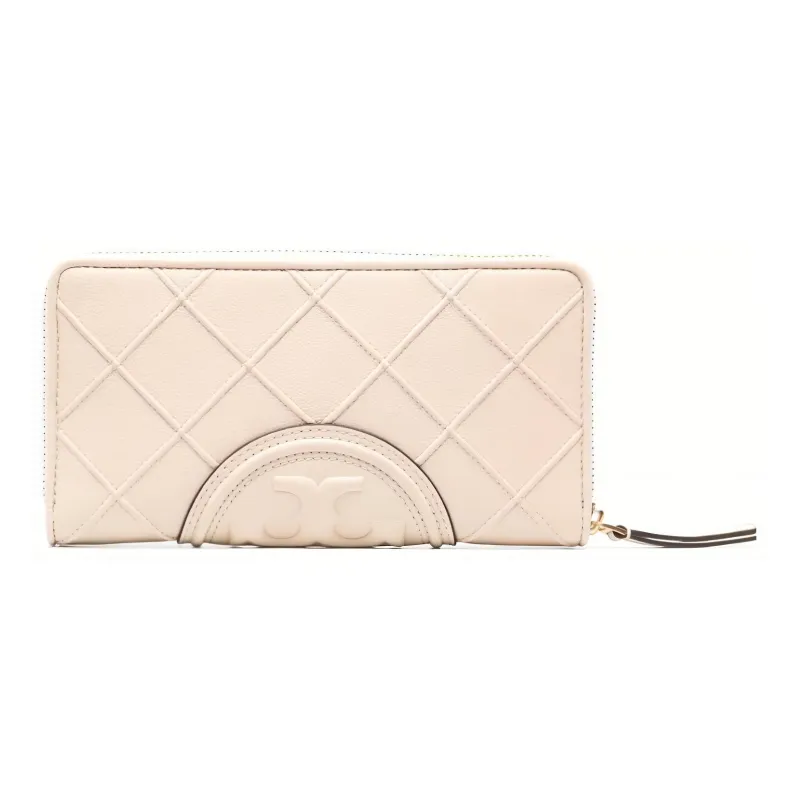 TORY BURCH Lambskin Wallet Regular Women's Ivory-1