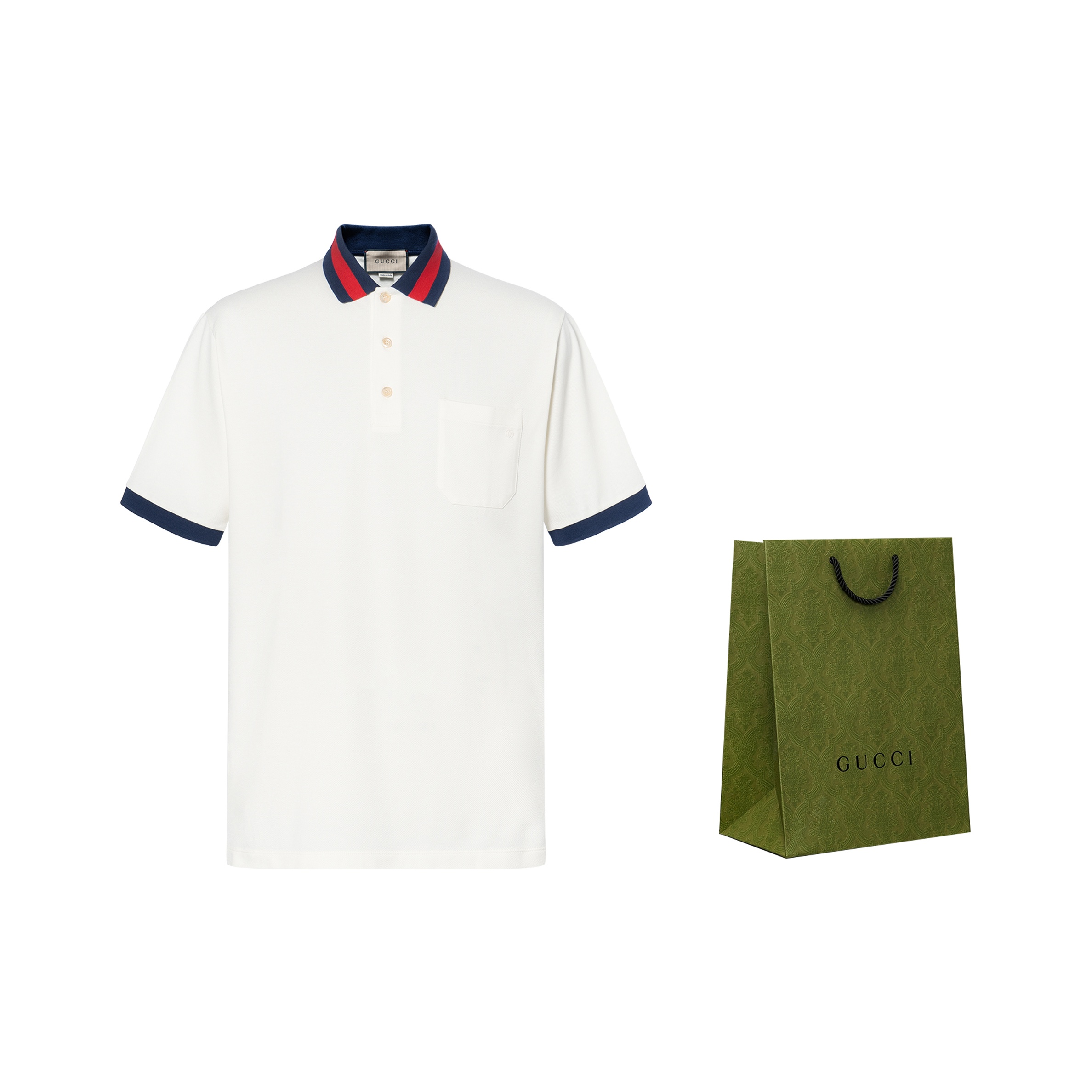 ポロシャツ STONE  WHITE STRETCH PIQUET POLO SHIRT Stone Island White Stretch Piquet Polo Shirt - Men – DE-X