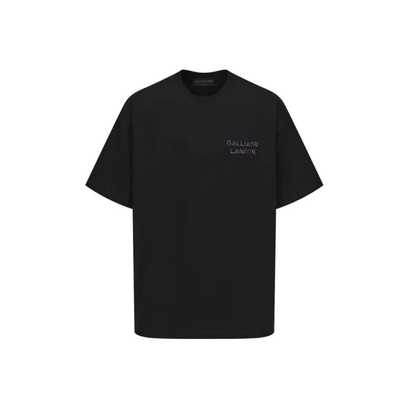 GALLIANO LANDOR T Shirt Unisex Black-0
