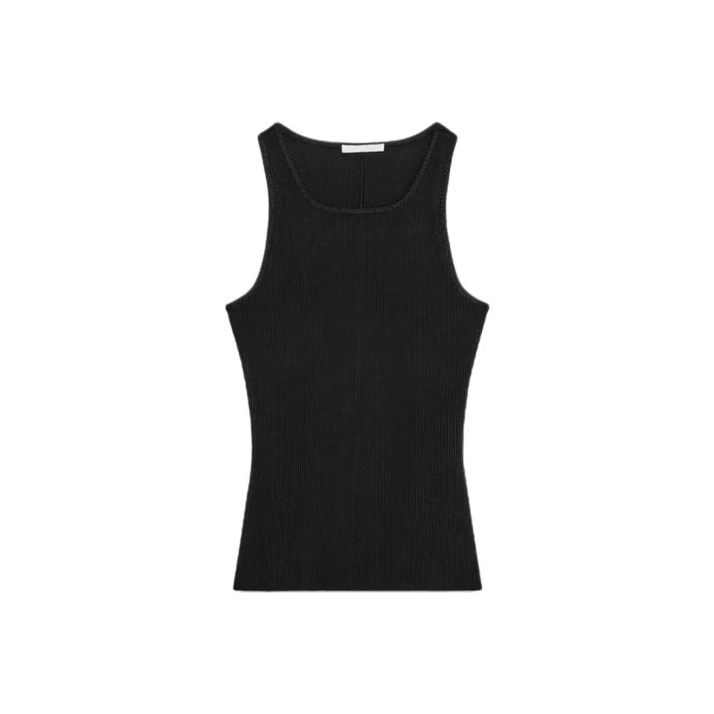 ZARA Tank Tops Women's Black-0