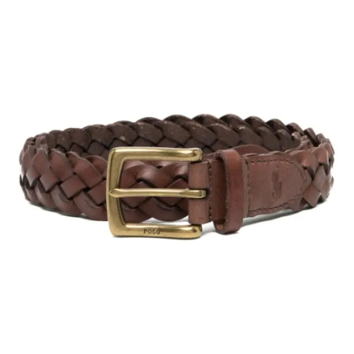 Polo Ralph Lauren Logo Engraved Braided Belt-0