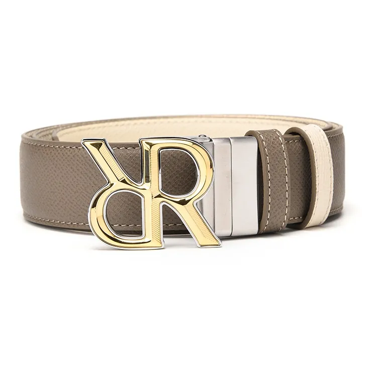 RARE Cow Leather Belts Men's 3.4CM-0